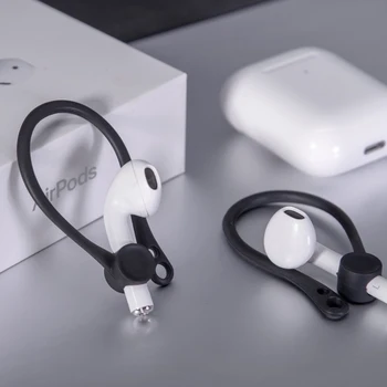 1 Pár Fülhallgató Anti-csepp Keret Bluetooth-kompatibilis Fülhallgató Sport Szilikon Earhooks Apple AirPods Pro Kiegészítők