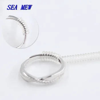 10 DB 10cm Gyűrű Méret Feszítő Szűkítő Átméretezése Eszközök Ékszer Alkatrészek Spirál A Beállító Gyűrű