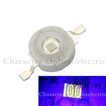 10db 3W-os Nagy teljesítményű LED-es UV Fény Chip 365nm 375NM 385nm 395nm 400nm 415nm 430nm Ultra Violet DIY