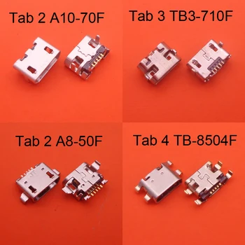 10db Mini Micro USB Töltő Aljzat Port Csatlakozó Jack A Lenovo Tab 2 A10-70F ZA00 / LAP 4 8