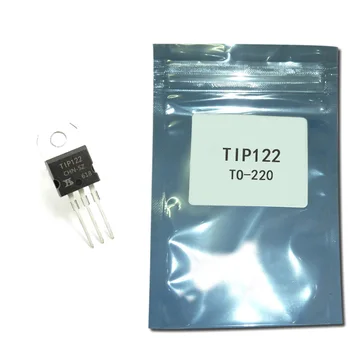 10db/sok TIP122 TO-220 mosfet tranzisztor választék kit 5A 100V NPN tranzisztor meghatározott TIP122 TO220 diy elektronikus tranzisztor csomag
