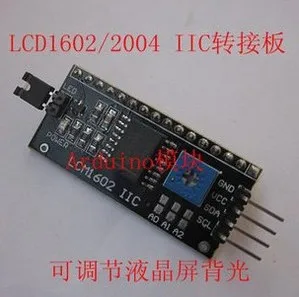 10DB x IIC / I2C Soros Interfész kártya Modul Port 1602 2004-es LCD Kijelző