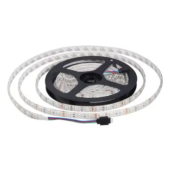 12V 24V-os SMD 5050 LED szalag flexibilis lámpa IP65 vízálló 60 led/m 5M LED szalag 5050 RGB , egységes színű LED Szalag