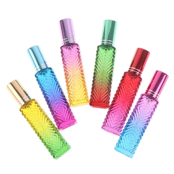 15ml Színes Négyzet Üveg Üres Parfümös Üveg Mini Illat Újratölthető Injekciós Üveg Kozmetikai Csomagolás Spray Palackot 1DB 