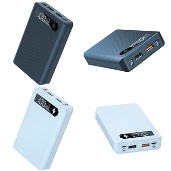 18650 Power Bank Esetben Kettős USB Mobiltelefon ingyenesen Vezeték nélküli Töltő Akkumulátor Doboz