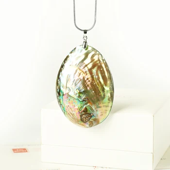 1db Divat színes shell ékszer medál nyaklánc ásványi gyógyító kristályok rózsakvarc meditáció karácsonyi parti DIY ajándék