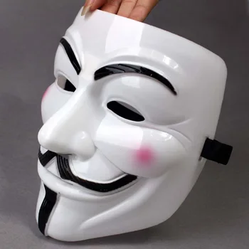 1db Névtelen Maszkok, Farsangi Steampunk Vendetta Maszk Halloween Álarcosbál Ijesztő Fél Maszk Kellékek Cosplay Jelmez Kellékek