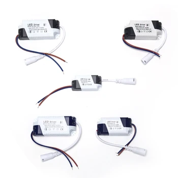 1DB Új Transzformátor LED Driver Tápegység 1-3W/4-7W/8-12W/12-18W/18-24W LED Lámpa Vezető