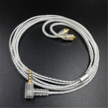 2.5 mm Kiegyensúlyozott Csere Csere Audio Kábel SHURE SE215 535 UE900 Fejhallgató frissítés Illik Sok Fejhallgató 23 AugT1