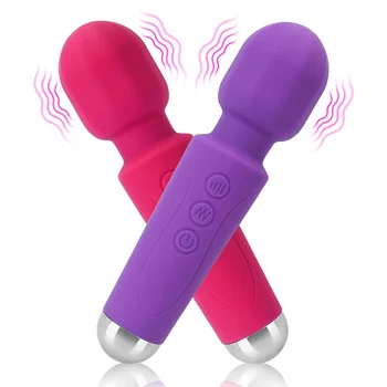 20 Frekvencia AV Stick Vagina Klitorisz Stimulátor Hordozható Masszázs Stick Erős Rezgés Női Maszturbátor Szex-Játék a Nők