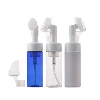 200ML átlátszó/fehér/kék habzó PET palack habzó szivattyú ecset használt habosító adagoló vagy szappan adagoló