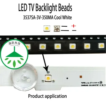 200Pcs/sok új, magas teljesítményű led 3537 3v 350ma 1w lámpa gyöngyök hideg fehér javítás samsung tv led háttérvilágítás bárban szalag meleg