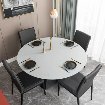 2021 Új Asztalt Borító Vízálló tokot, Étkező Asztal Olaj-Bizonyítja Pu Bőr Abroszos Asztal Pad Vízálló Placemats Textil Dec