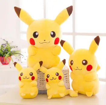 20cm Pikachu Plüss Játék Plüss Játék Nyomozó Pikachu Film, Anime Játékok Baba Gyerek Szülinapi Ajándékok Anime