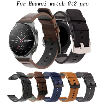 22mm Okos Zenekar A Huawei Óra GT 2 Pro, Bőr Sport Watchband A Huawei Gt2 Pro 46mm Smartwatch Heveder Karkötő Karkötő