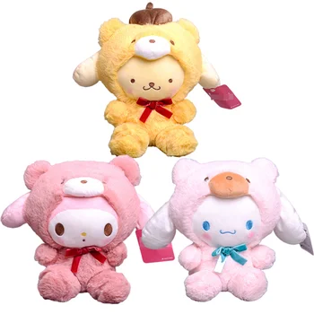 23Cm Japán Sanrio Cinnamorol Rajzfilm Körül Lesz Egy Medve Mymelody Hello Kitty Pochacco Plüss Baba, Plüss Játékok Gyors Szállítás