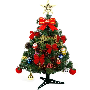 30/60cm karácsonyfa dekoráció ajándék Mini karácsonyfa fél, a gyermekek office család Karácsonyi dekoráció elrendezés jelenet