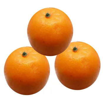 3pcs 8cm Mesterséges Hamis Szimulált Narancs Gyümölcs Model Home Party Dekoráció, Fotózás, Kellékek, Dekoráció Hamis Gyümölcsök Nagy Ügy