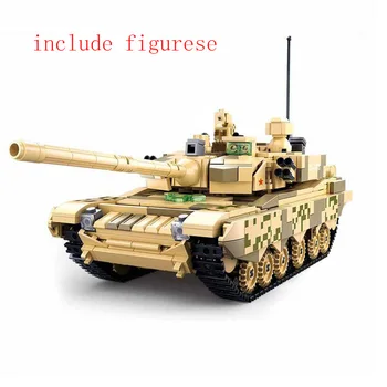 893Pcs Katonai Csata Hadsereg Páncélos 99A Tank Modell Tégla Épület-Blokk Szett WW2 Katona Készletek Brinquedos Oktatási Gyerek Játékok