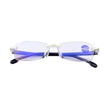 A Dioptria +1.0 +1.5 +2.0 +2.5 +3.0 +3.5 +4.0 Olvasó Szemüveg keret nélküli Anti-kék Fény Távollátás Szemüveg Anti-fáradtság