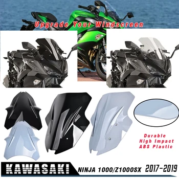 a KAWASAKI Ninja 1000 Z1000SX 2017 2018 2019 Szélvédő Szélvédő Napellenző Viser Szél Deflektor Ninja1000 Z 1000SX Tartozékok