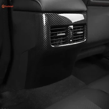 A Mazda 3-As Axela 2019 2020 BP ABS, Rozsdamentes acél Autó Hátsó légkondicionáló kilépő Nyílás keret Fedezi Trim Tartozékok
