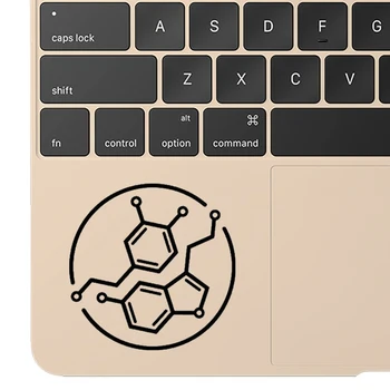 A szerotonin & Dopamin Molekula Laptop Matrica Macbook Matrica Pro 16