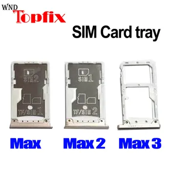 A Xiaomi Mi Max 2 SIM-Kártya-tartó Tálcát-Kártya Tálca Jogosultja Foglalat Adapter Xiaomi MI Max 3 SIM Crad Tálca