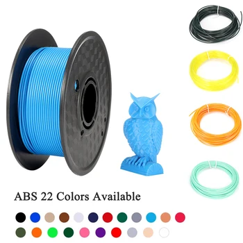 ABS PLA PCL 3D Nyomtatás Végtelen 250g 1.75 mm 100m Nem Buborékok Lebomló az FDM Nyomtatók Nyomtatási Toll Több Színes