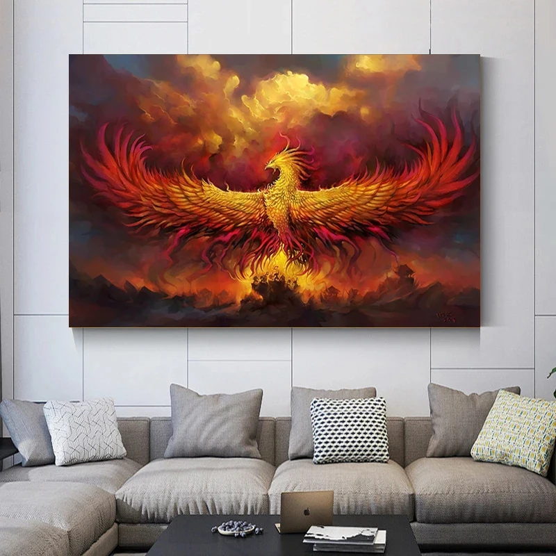 Kép /Absztrakt-kínai-sárkány-phoenix-vászon-festmény-4-163295-thumb.jpg
