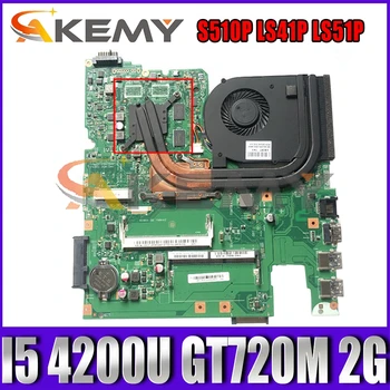 Akemy 12293-1 48.4L106.011 Alaplap A Lenovo S510P LS41P LS51P Notebook Alaplap CPU I5 4200U GT720M 2G DDR3 100% - os Teszt