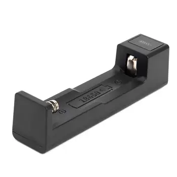 ALLOYSEED USB 1 Slot 18650 Akku Gyors Töltés Töltő Hordozható USB Újratölthető Lítium Akkumulátor Töltő Dokkoló Állomás, Bölcső