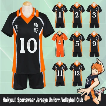 Anime Haikyuu Cosplay Sportruházat Mezek Egységes Karasuno Középiskolai Röplabda Club Hinata Shyouyou Kageyama Tobio Halloween