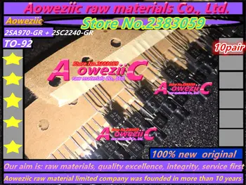 Aoweziic 100% új, eredeti 2SA970-GR 2SC2240-GR 2SA970 2SC2240 A970 C2240 A-92 GR audio alacsony zajszint trióda (1/pár)
