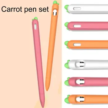 Aranyos, Puha a Répa Szilikon tolltartó Apple Ceruza 1 2 tok iPad Tablet Touch Pen Stylus Rajzfilm védőtasak