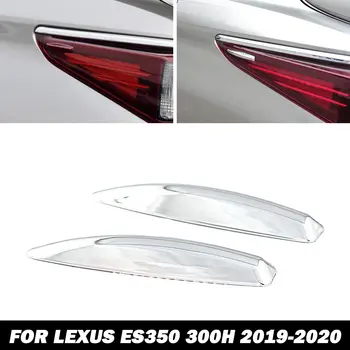 Autó Stílus Króm Hátsó hátsó Lámpa Lámpa Szemöldök Fedezze Kárpitozás, Lexus ES350 300h 2019-2020