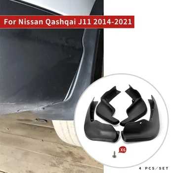 Autó Sárfogó Mudguards Nissan Qashqai J11 2014 2015 2016 2017 2018 2019 Mudflaps Fender Splash Őrök Tartozékok
