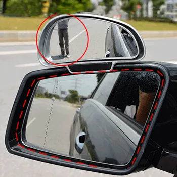 Autó Tükör 360 fokban Állítható, Széles Látószögű Oldalon a Hátsó Tükör holttér Snap módot, parkoló Kiegészítő visszapillantó tükör