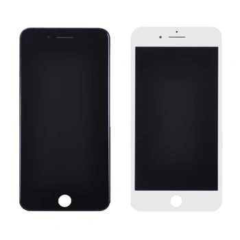 Az iPhone-8 Plus LCD Kijelző, érintőképernyő Digitalizáló Közgyűlés iphone 8 8P lcd képernyő AAA Minőségű Fekete-Fehér színű