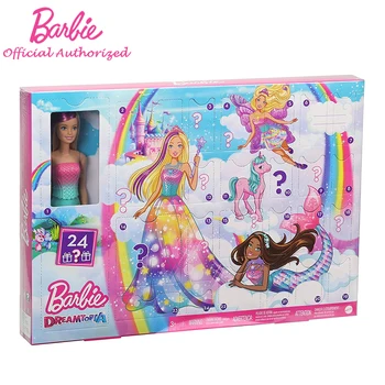Barbie Eredeti Lány Baba Tündérmese Divat, Gyerek Játékok, Vicces Szoknyák Tartozékok, Mintha Baba Brinquedos GJB72 Gyerekeknek Ajándék