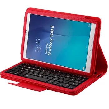 Bluetooth Billentyűzet 2 az 1-ben Vezeték nélküli Cserélhető Esetben A Samsung GALAXY Tab E T560 T561 T565 Tabletta 9.6