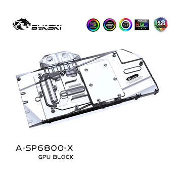 Bykski PC vízhűtés videó Grafikus kártya GPU Hűtő víz Blokk A Sapphire Radeon RX 6800 Nitro+ EGY-SP6800-X