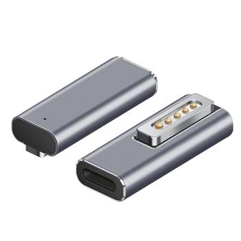 C típusú Mágneses USB PD Adapter Apple Magsafe1 Magsafe 2 MacBook Pro USB-C Női Gyors Töltés 60W Mágnes Csatlakozó Átalakító