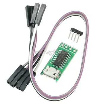 CH340C Micro USB-TTL Soros Port ISP Letöltés Modul 5 V/3,3 V 500 ma Cserélje ki CH340G CH340T Az STM32 51 Vonalak Raktáron