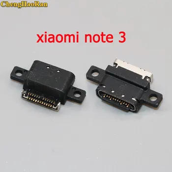 ChengHaoRan 1db a Xiaomi megjegyzés 3 Micro USB, jack aljzat töltő port csatlakozó csere javítás alkatrész