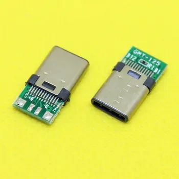 cltgxdd Micro USB 3.1 JACK C-Típusú 24PIN töltés férfi Csatlakozó Mobiltelefon, Micro-USB, Jack-Csatlakozó Töltő Aljzat
