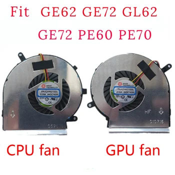 CPU GPU Hűtő Ventilátor PAAD06015SL DC 5V 0.55 Az MSI GE72 GE62 PE60 PE70 GL62 GL72 2QD 2QE 2QF 007X 053X 216XCN