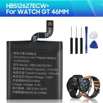 Csere Telefon Akkumulátor HB512627ECW+ Huawei Óra GT 46MM 420mAh Eredeti Akkumulátor