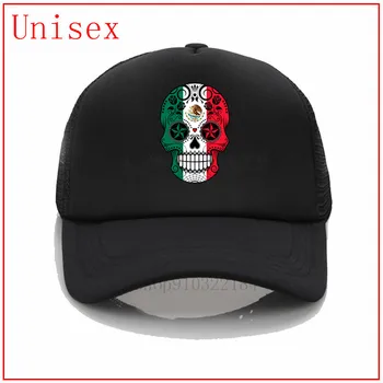 Cukor Koponya Rózsákkal, Zászló Mexikóban Divat Márkák, egyedi logo sapka sapka kalap férfi hip-hop kalapok a férfiak vödör kalap