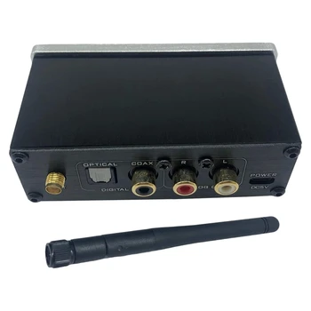 DC5V BTS1 CSR8670 Bluetooth Vevő Erősítő APT-X W Antenna Támogatás Rost Koaxiális Audio Adapter